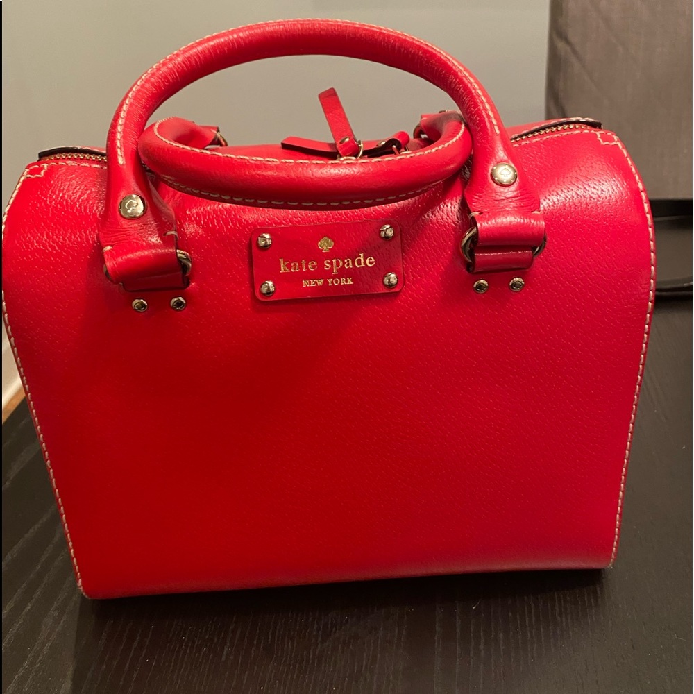 Red Kate Spade Wellseley Alessa Bag